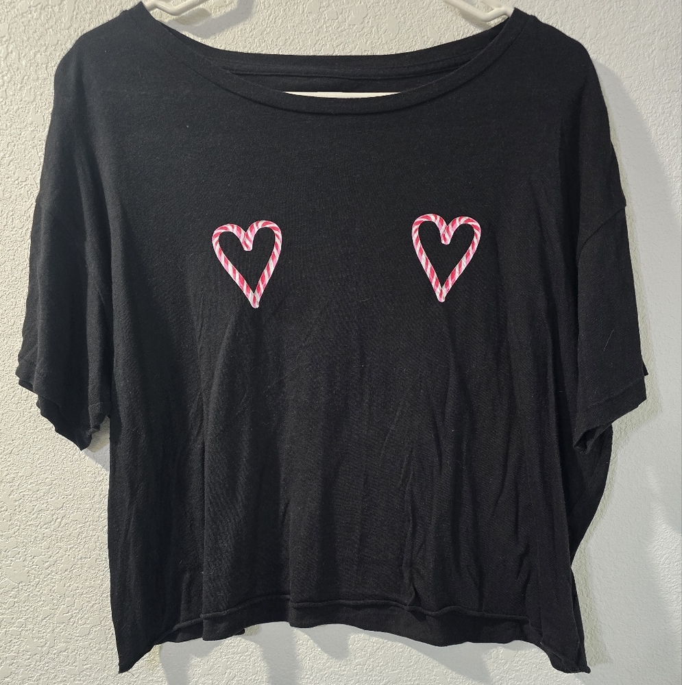 PINK M 🍬 Heart Crop Top